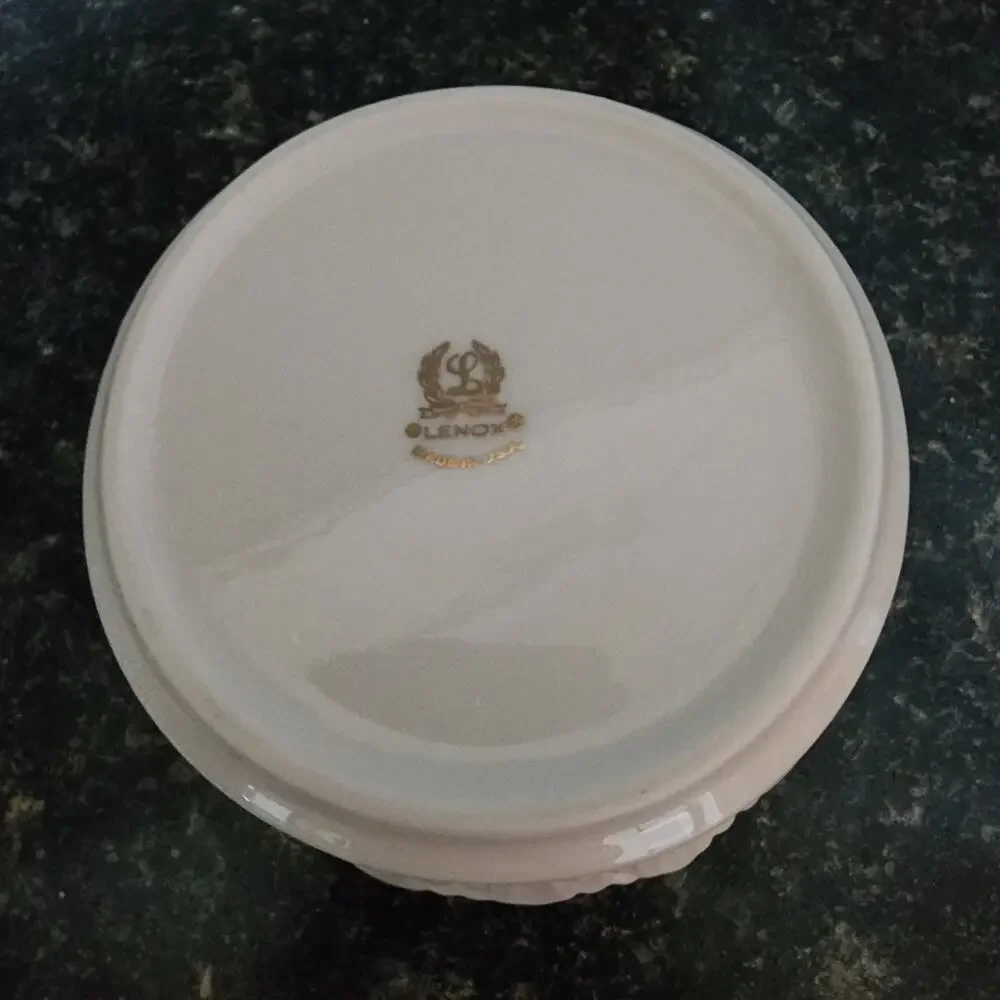 Vintage Lenox Ivory Woodland Collection Small Bowl
